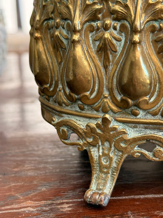 Antique French Brass Jardinière