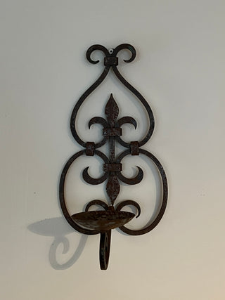 Iron Wall Candle Sconce