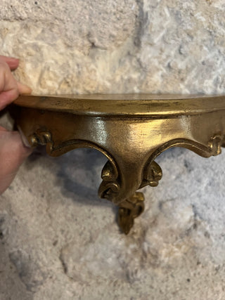 Italian Gilded Wall Shelf