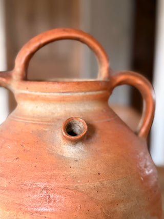 Antique French Terracotta Oil Jug