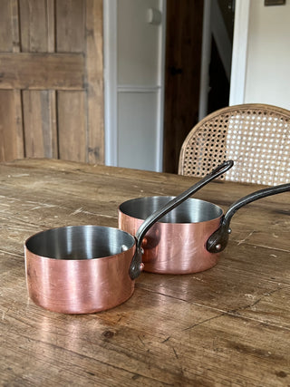 French Copper Sauce Pan, Small