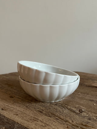 French Scalloped Bowls