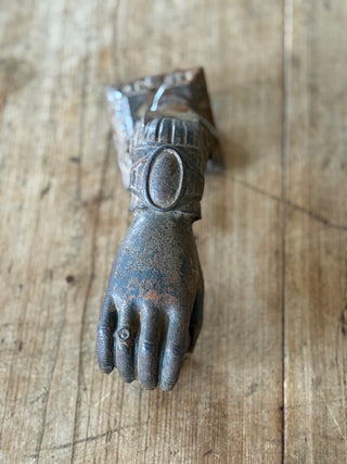 Antique Cast Iron Lady of Fatima Door Knocker