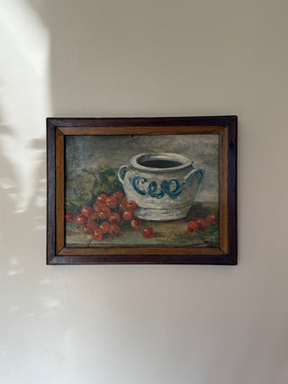 Cerises et Pot à Confit