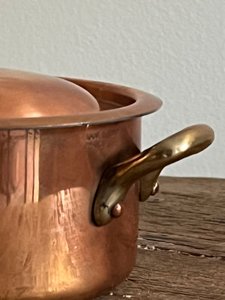 French Copper Pots, Small