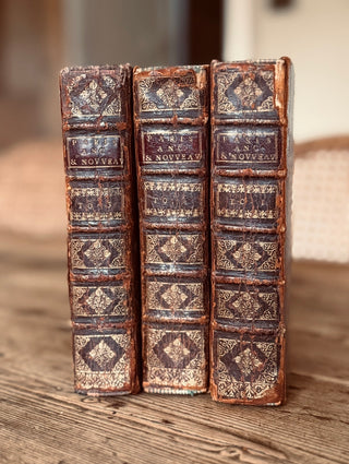 17th Century French Leather Bound Books
