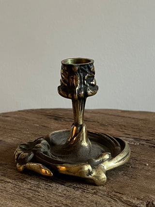 Brass Round Candlestick