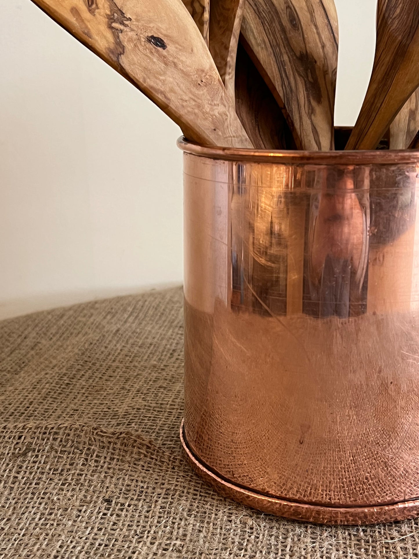 French Copper Container