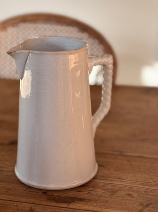 Antique French Terre de Fer Pitcher