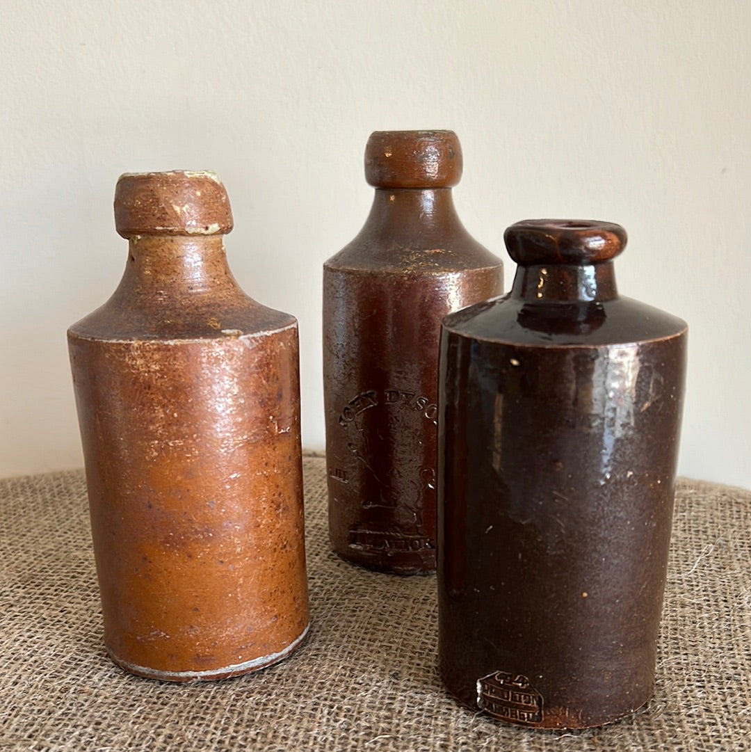 Antique English Bottle Set