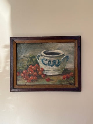 Cerises et Pot à Confit