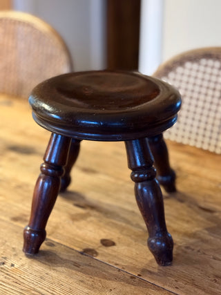 Antique Mahogany Candle Stool