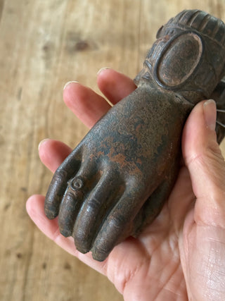 Antique Cast Iron Lady of Fatima Door Knocker