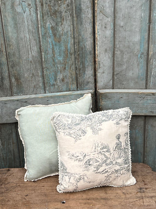 Toile Pillows, Small