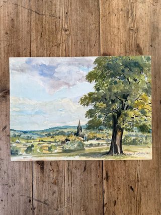Signed English Landscape Watercolour
