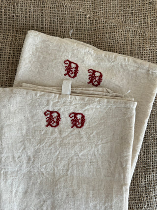 French Linen "DD" Kitchen Towels