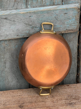 French Copper Skillet