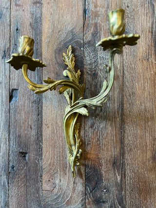 Brass Wall Candelabras