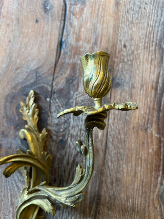 Brass Wall Candelabras