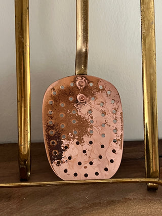 Copper and Brass Utensil Set