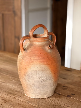 Antique French Terracotta Oil Jug