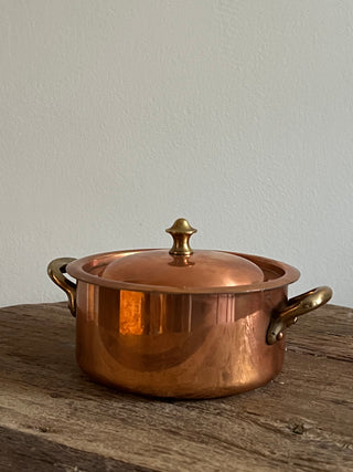 French Copper Pots, Small