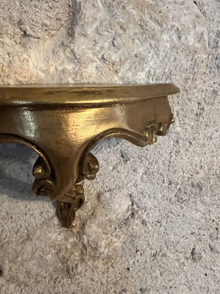 Italian Gilded Wall Shelf