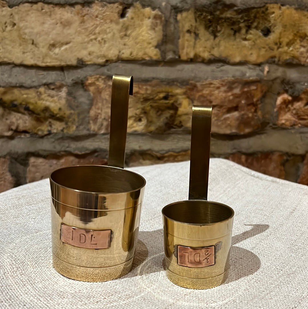 Brass Measuring Cups