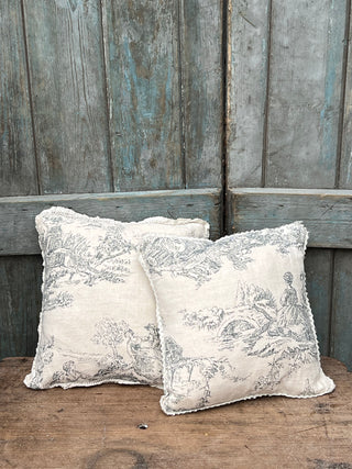 Toile Pillows, Small