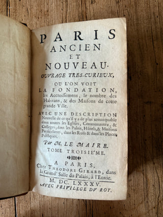17th Century French Leather Bound Books