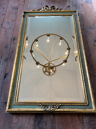 Gold and Blue Mirrored Frame