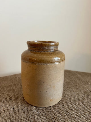 English Stoneware Bottle and Pots