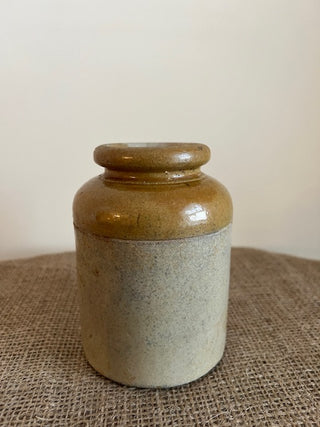 English Stoneware Bottle and Pots