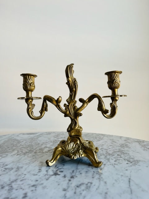 French Bronze Candlebra