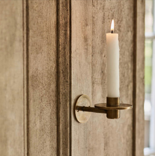 Brass Wall Candle