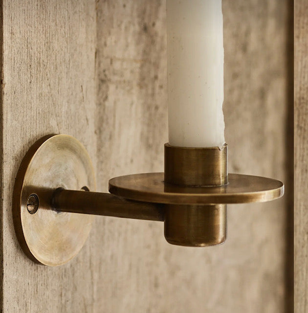 Brass Wall Candle