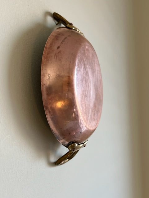 French Copper Egg Skillet - decor