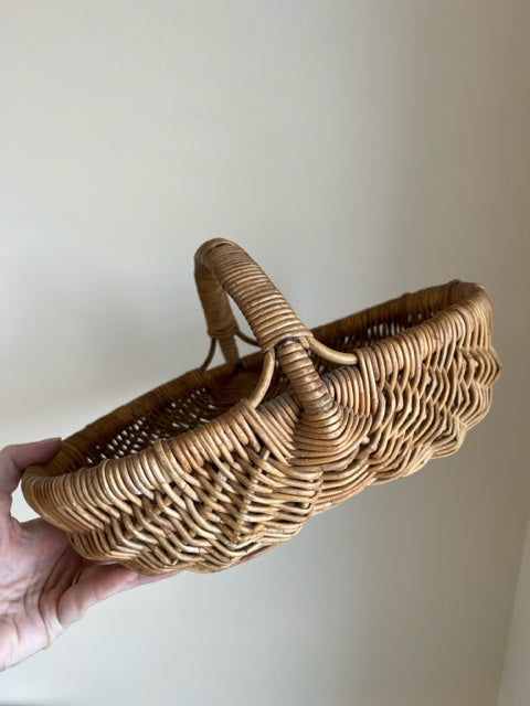 Vintage Handmade Foraging Basket