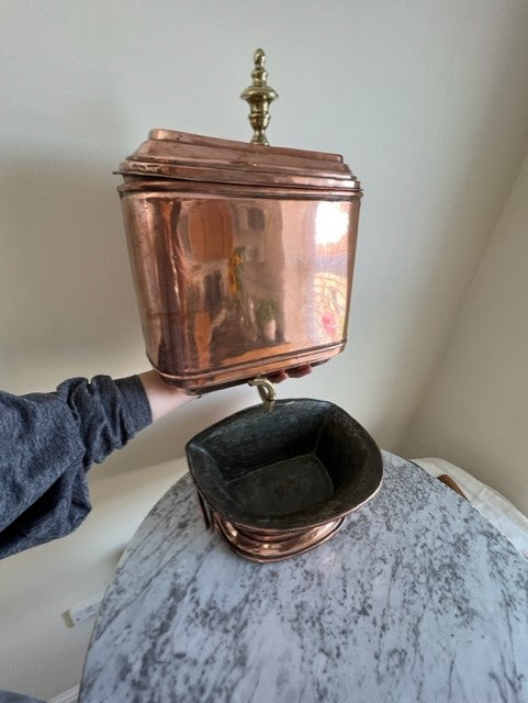19th Century French Copper and Brass Fountain