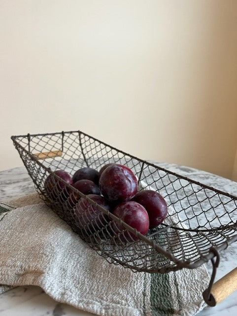 Oblong French Wire Basket