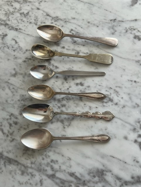 Mismatched Silver Spoons