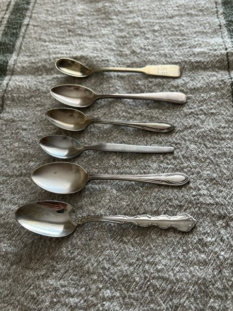Mismatched Silver Spoons
