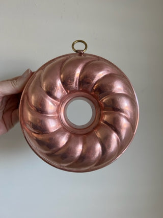 French Copper Jelly Mould