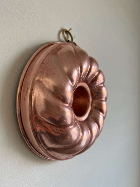 French Copper Jelly Mould