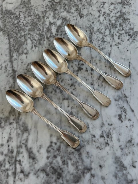 Antique Silver-Plated Spoon Set