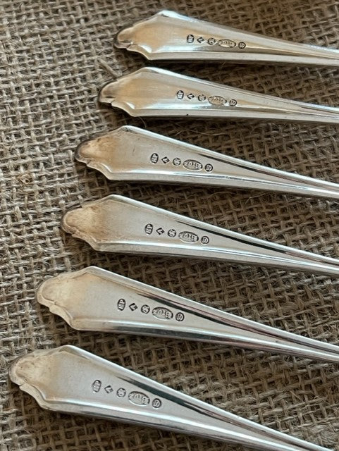 Silver Plated Forks, set of 6