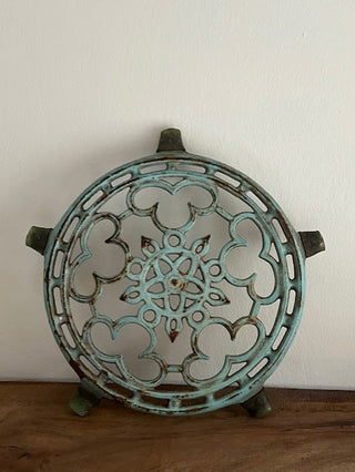 Blue Enamel Trivet