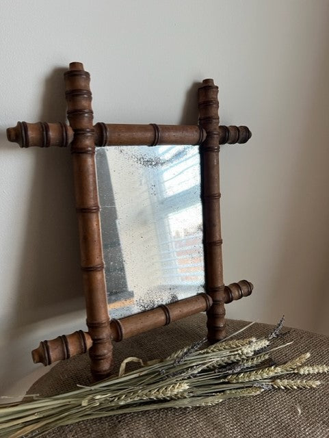 1920s Faux Bamboo Mirror
